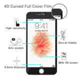 9H Hardness 4D Curved Edge Full Cover Tempered Glass for iphone - The unique Gadget