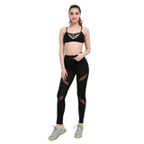 Gothic Insert Mesh Design Fitness Leggings - The unique Gadget