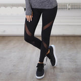 Gothic Insert Mesh Design Fitness Leggings - The unique Gadget