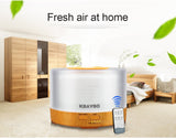 Light Wood 500ml Ultrasonic Air Humidifier with Remote Control - The unique Gadget