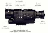 professional Higher Quality Night Vision infrared Digital Scope for Hunting with built-in Camera for Photo & Video - The unique Gadget