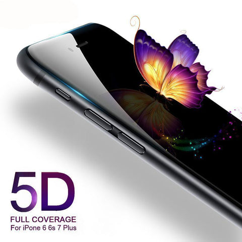 5D Tempered Glass and Screen Protector for iphone - The unique Gadget