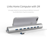 7 Ports USB 3.0 HUB with Phone Stand - The unique Gadget