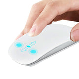 Ergonomic USB Wireless Touch Wheel Slim Mouse - The unique Gadget