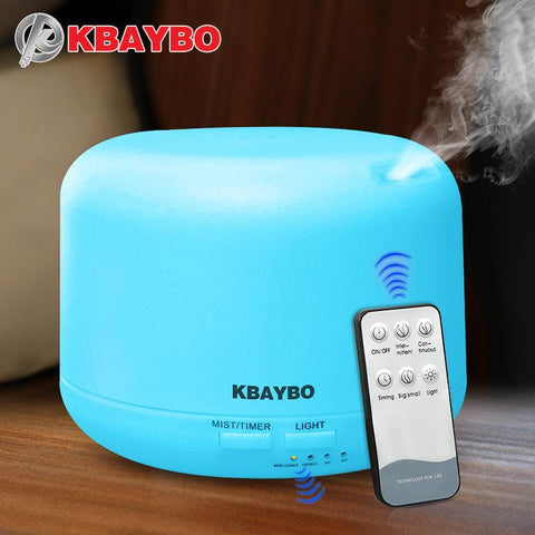 Remote Control 300ML Ultrasonic Air Aroma Humidifier - The unique Gadget