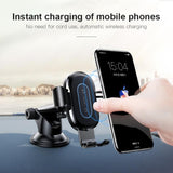 Qi Wireless Car Charging Phone Holder - The unique Gadget