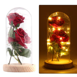 LED Flashing Romantic 2 Roses - The unique Gadget