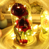 LED Flashing Romantic 2 Roses - The unique Gadget